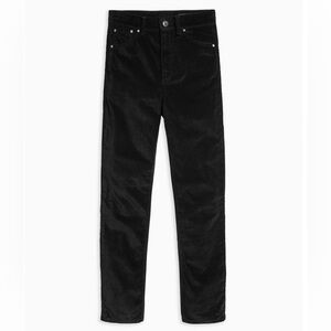 Rag & Bone Black Velvet Skinny Pant